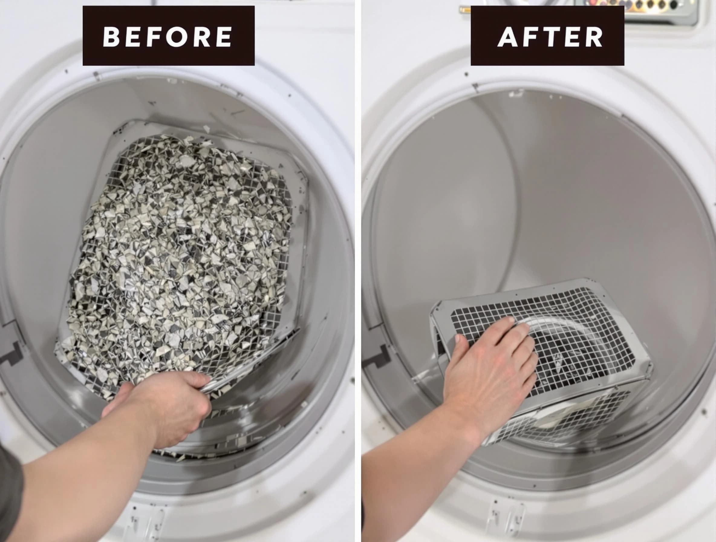 Professional lint trap cleaning by White Bluff Dryer Vent Cleaning in White Bluff