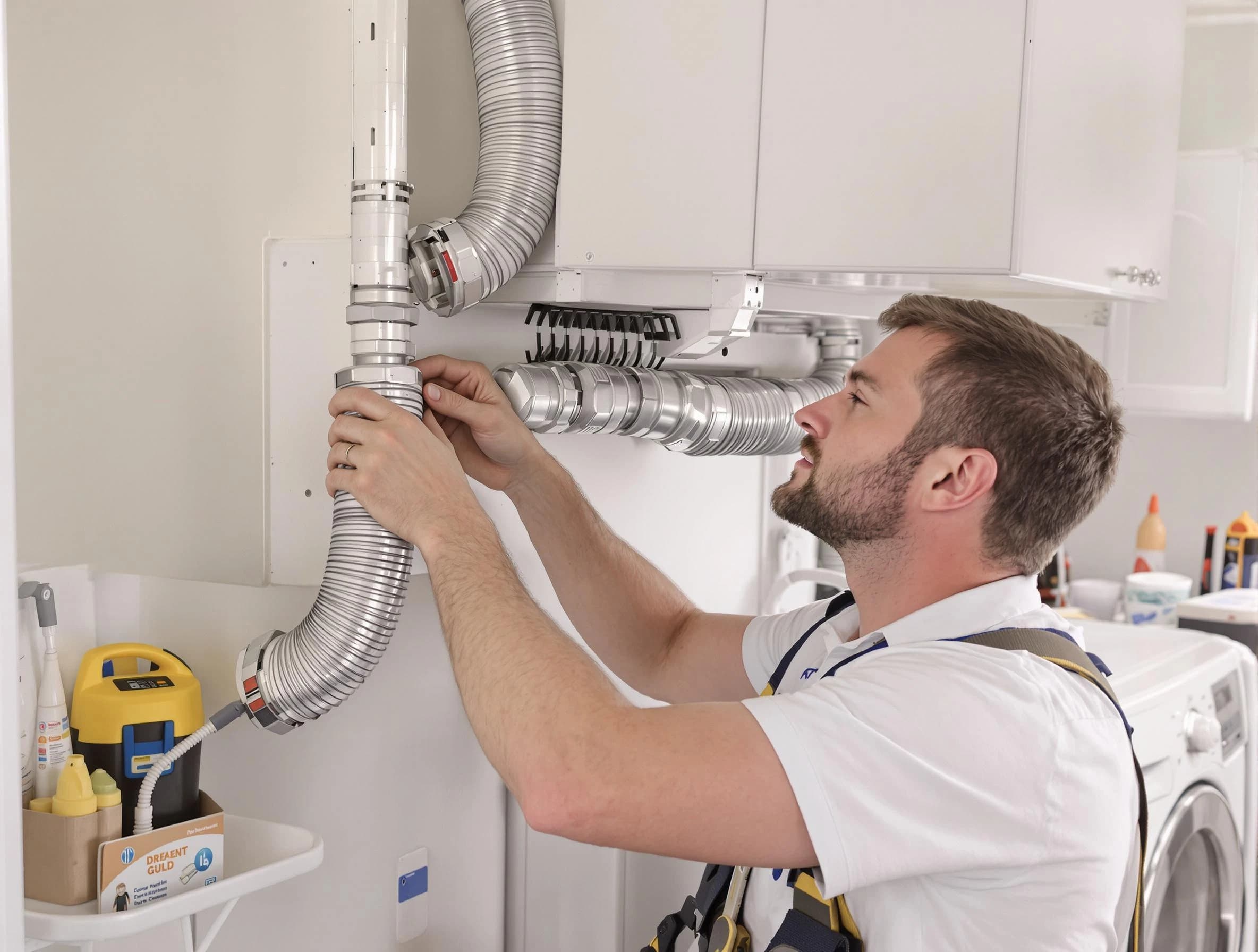Professional dryer vent repair and installation by White Bluff Dryer Vent Cleaning in White Bluff