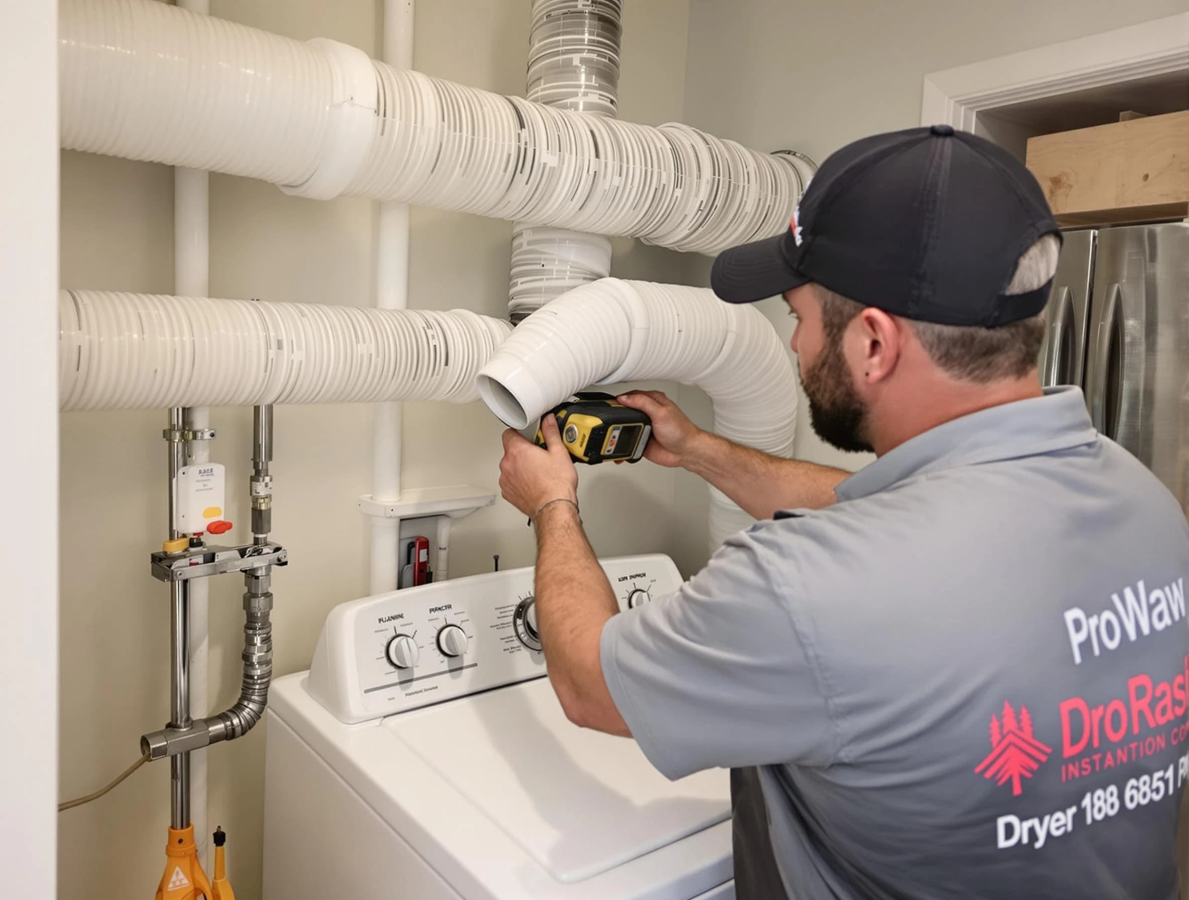 Professional dryer vent hose installation by White Bluff Dryer Vent Cleaning in White Bluff
