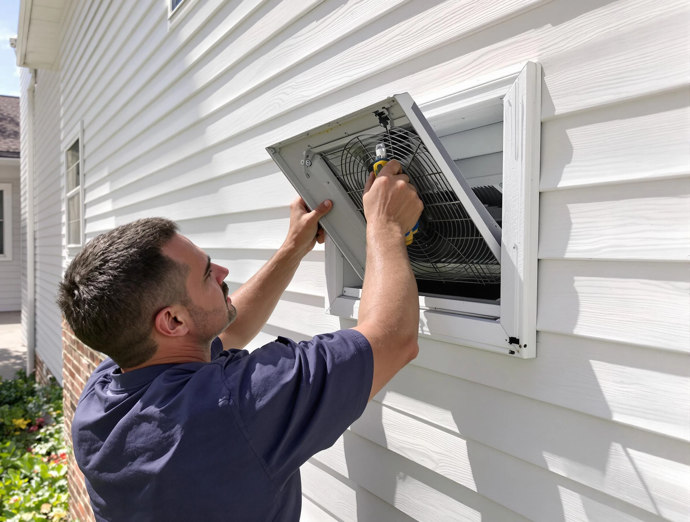 Dryer Vent Cover Replacement in White Bluff